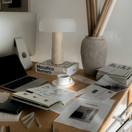 kaboompics designers studio creative workspace and material textures 40640